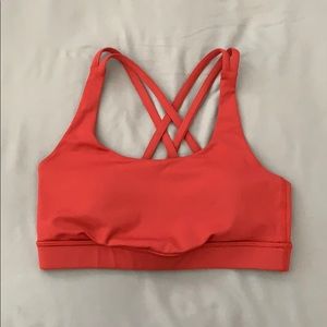 Red Lululemon Sports Bra